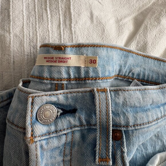 Levi's Blue Boyfriend Jeans Relaxed Fit - Picture 4 of 6